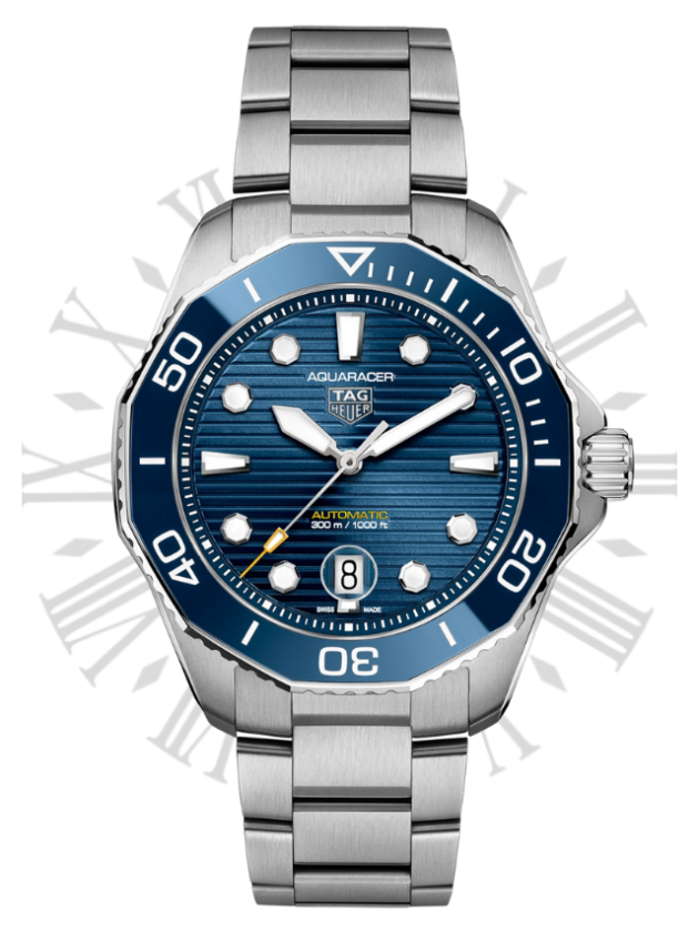 BUY AQUARACER PROFESSIONAL 300 AUTOMATIC BLUE DIAL MEN’S WATCH - Time Avenue