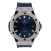SHOP HUBLOT CLASSIC FUSION 38MM TITANUIM BLUE LEATHER STRAP - Time Avenue