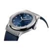 PREMIUM CLASSIC FUSION AUTOMATIC BLUE SUNRAY DIAL TITANIUM MEN’S WATCH - Time Avenue