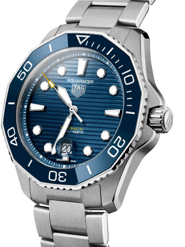 SHOP AQUARACER PROFESSIONAL 300 AUTOMATIC BLUE DIAL MEN’S WATCH - Time Avenue SHOP AQUARACER PROFESSIONAL 300 AUTOMATIC BLUE DIAL MEN’S WATCH - Time Avenue