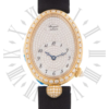 REINE DE NAPLES DIAMOND PAVE DIAL BLACK SATIN WOMEN WATCH 8928BA8D844DD0D - Time Avenue