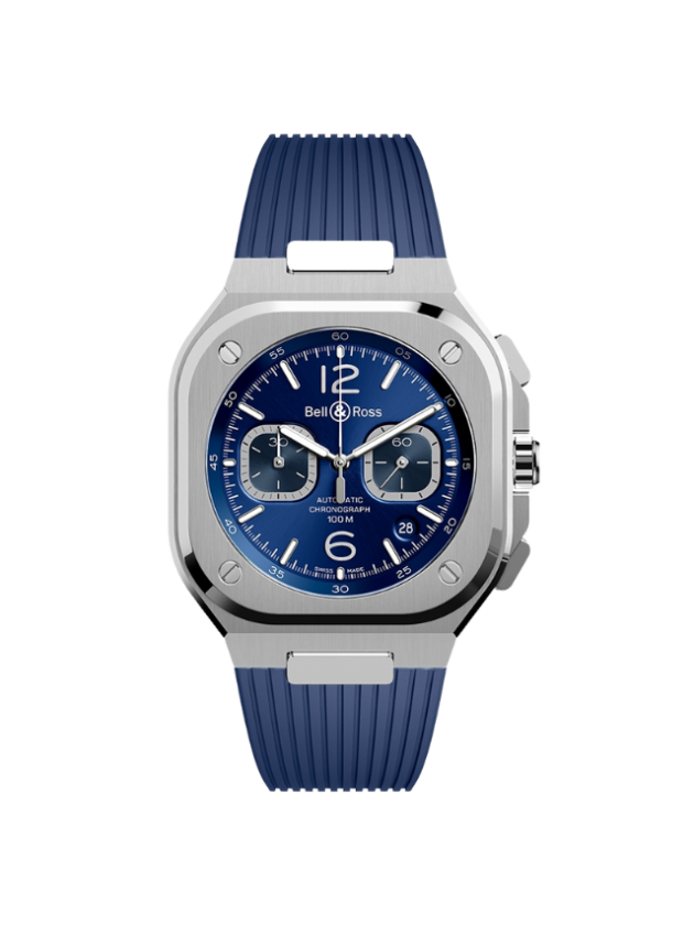 PREMIUM BR 05 CHRONO BLUE STEEL - Time Avenue