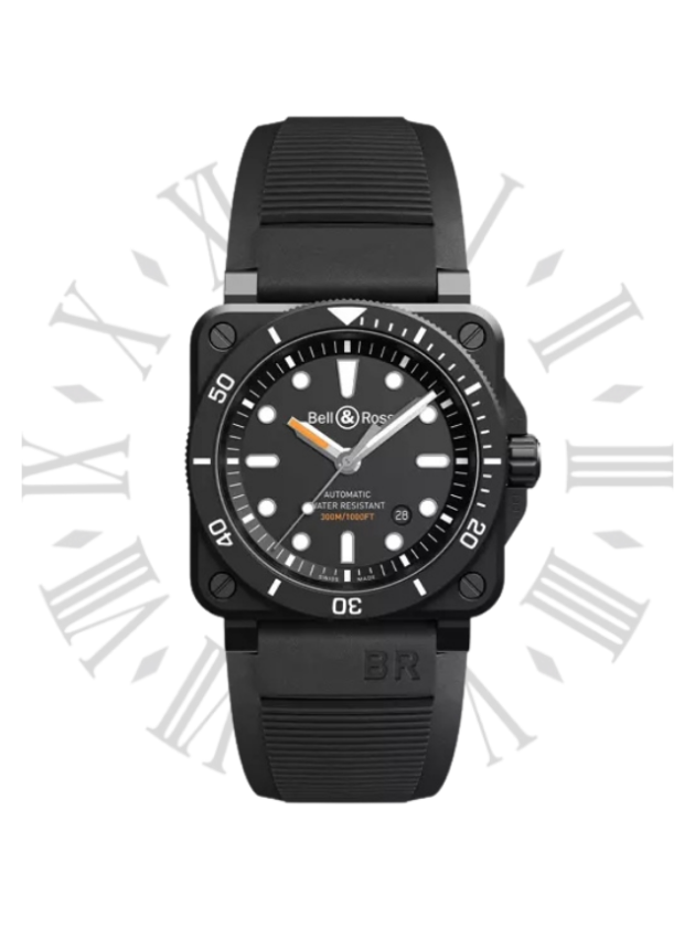 SHOP BR 03-92 DIVER BLACK MATTE - Time Avenue