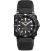 MEN'S BR 03-92 DIVER BLACK MATTE - Time Avenue