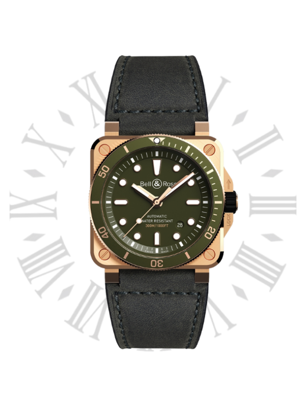 BUY BR 03-92 DIVER GREEN BRONZE - Time Avenue