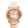 HAPPY SPORT ROUND 30MM IN STEEL WITH ROSE GOLD BEZEL ON BRACELET WITH MOP DIAL - Time Avenue